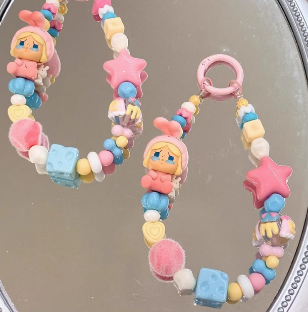 popmart DIY mobile phone chain
