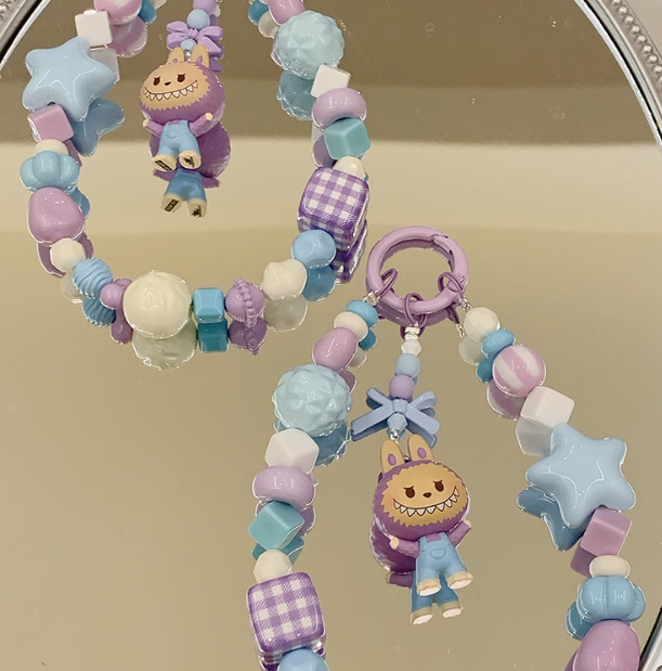 popmart DIY mobile phone chain