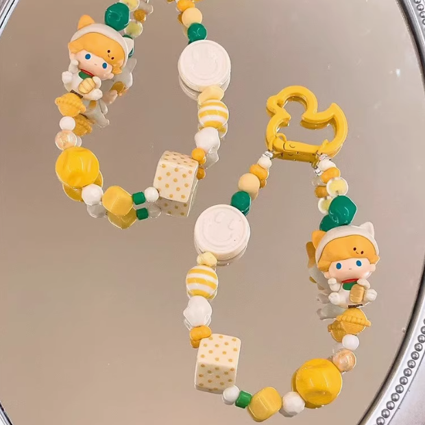 popmart DIY mobile phone chain