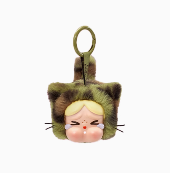 crybaby leopard cat bag pandent