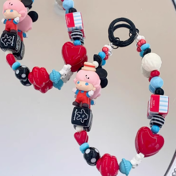 popmart DIY mobile phone chain