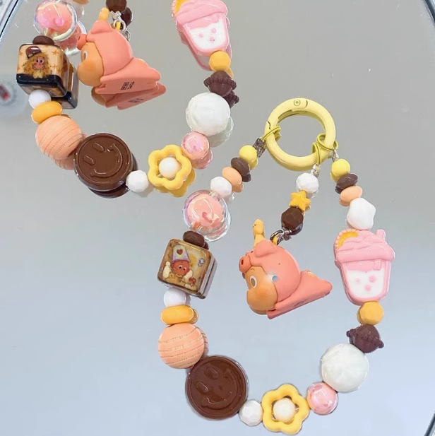 popmart DIY mobile phone chain