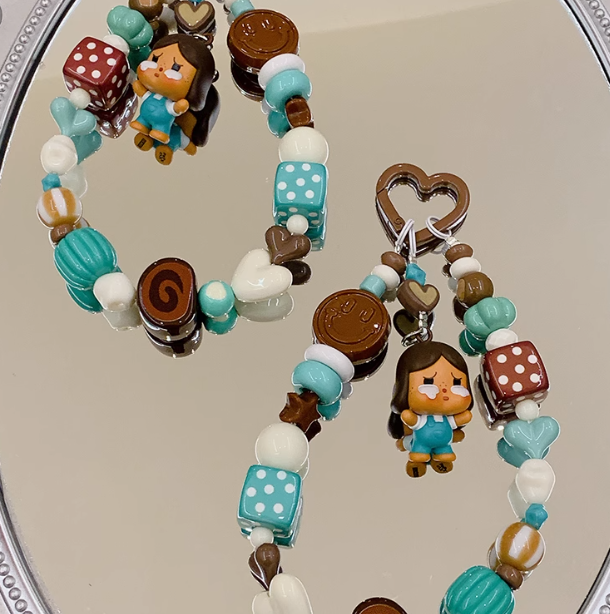 popmart DIY mobile phone chain