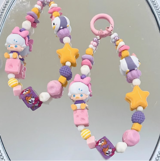 popmart DIY mobile phone chain