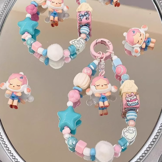 popmart DIY mobile phone chain