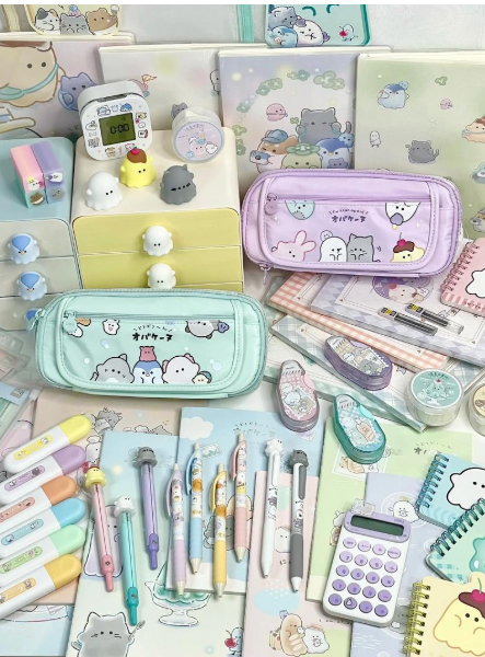 Pick Your Stationery on live By Yourself，include notebook，pencil case，pen and so on